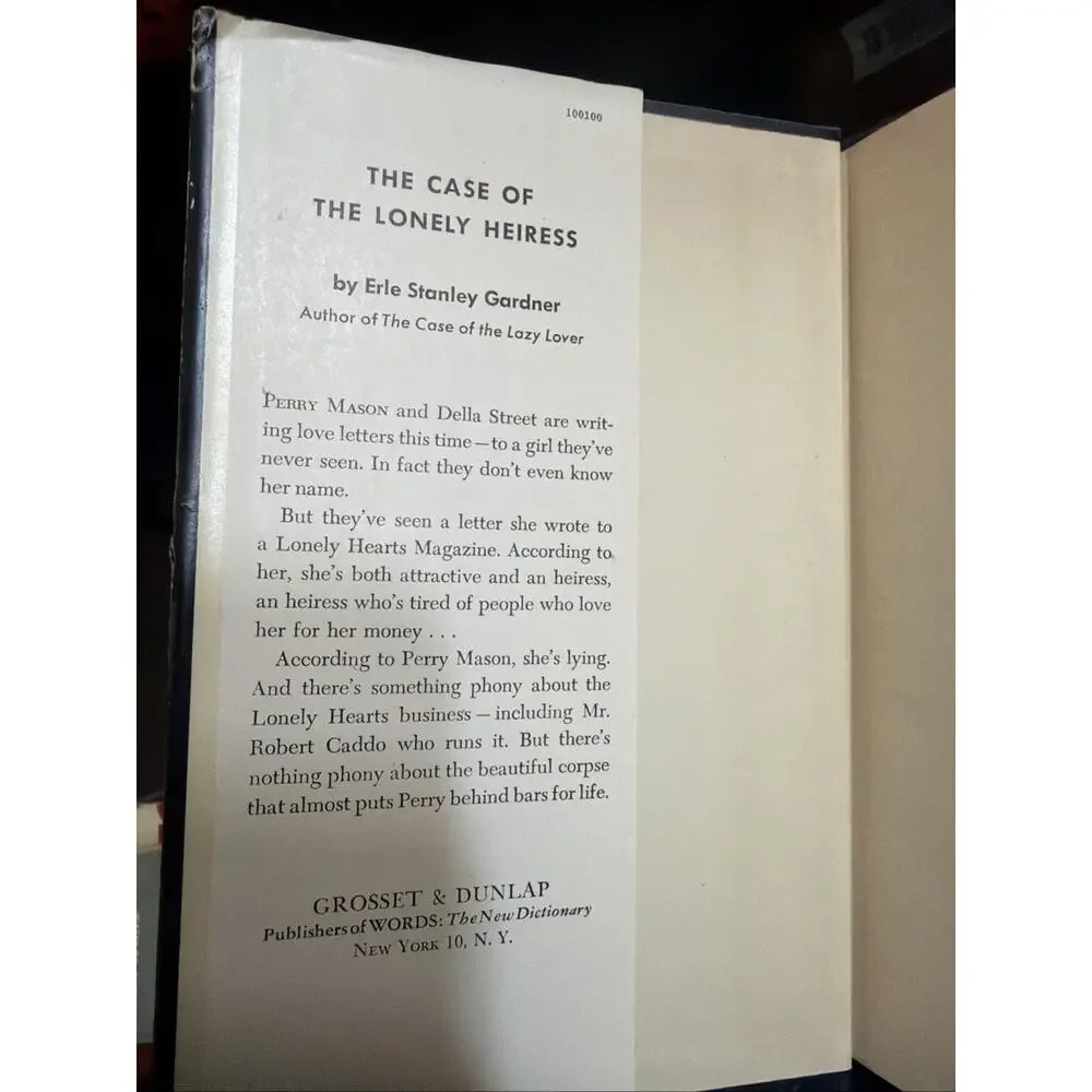 The Case of the‎ Lonely Heiress by Erle Stanley Gardner – 1948 – Perry Mason